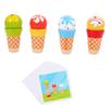 Wooden Ice Cream Shop Pretend Play & Cash Register Toy for Kids