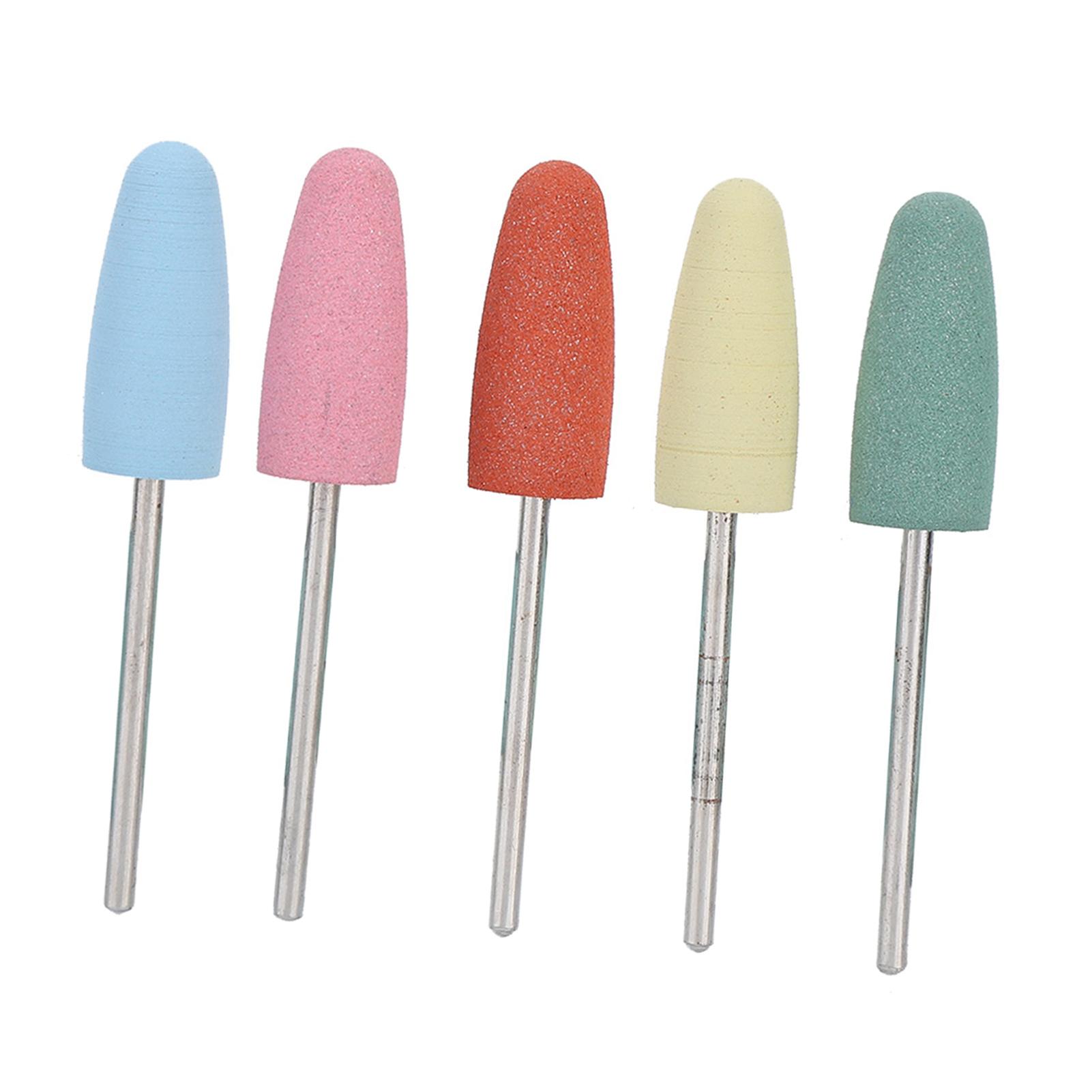 

Набор из 5 резиновых насадок для маникюра и педикюра, полировки ногтей, насадок 171