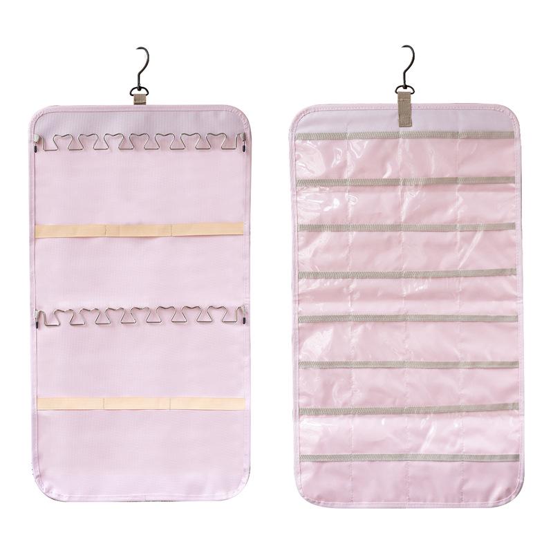 Wall-Mounted Jewelry Storage Necklace Hanging Bag