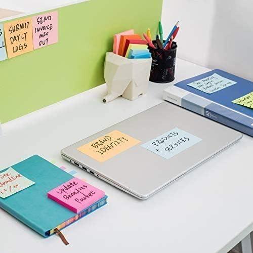 ZCZN Notes Sticky 1200 Feuillets Notes de 6 couleurs vive