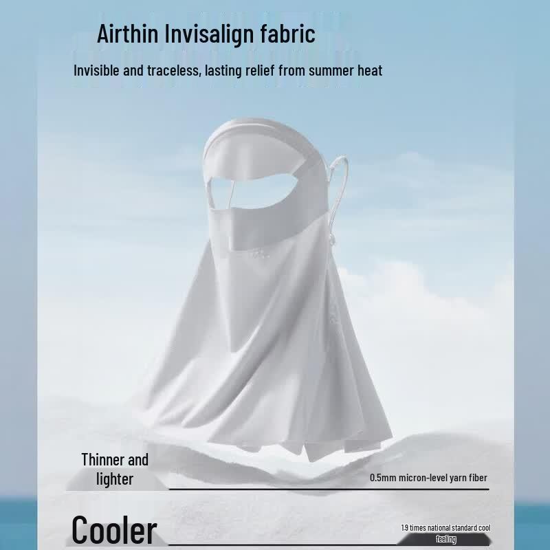 beneunder UV Protection Face Mask with Neck Guard