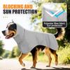Adjustable Dog Rain Jacket Waterproof Pet Dog Raincoat Dog Sun Protection Clothing  For Dogs Puppy