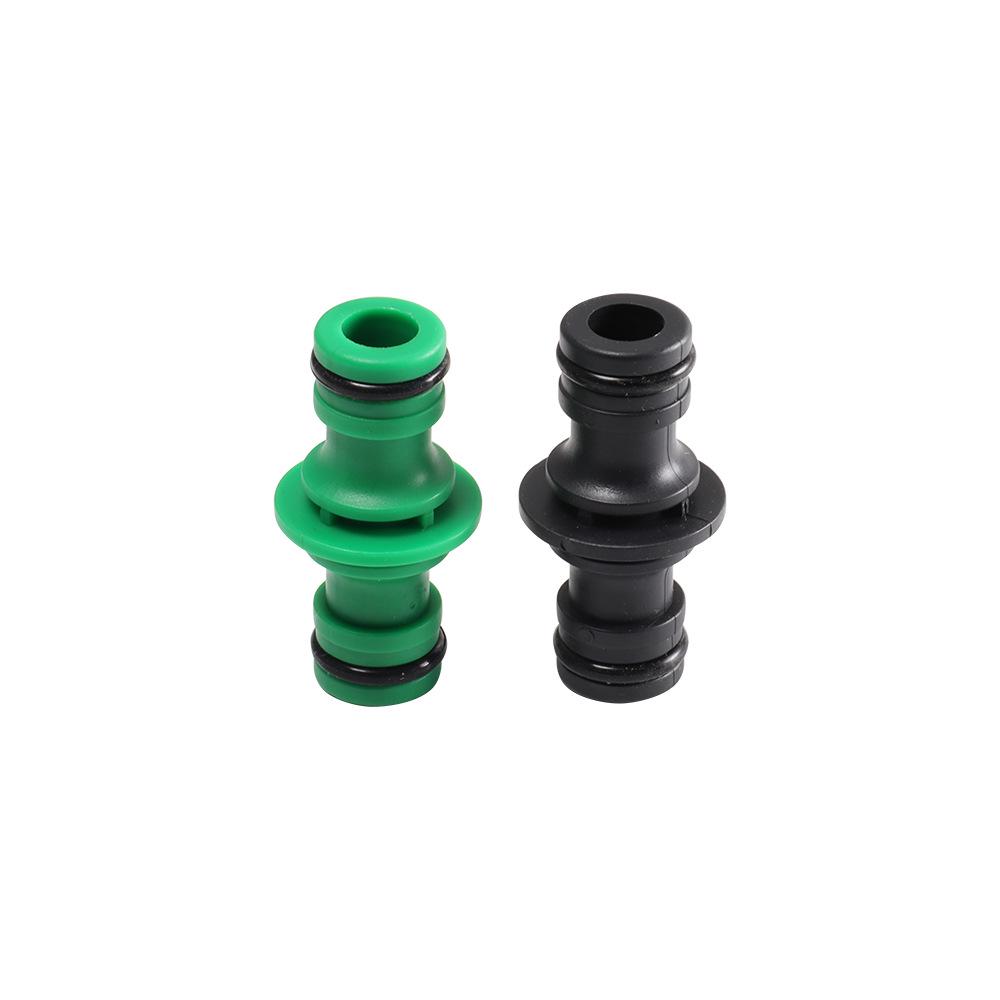 4-Point Quick-Connect Two-Way Plastic Water Pipe Connector