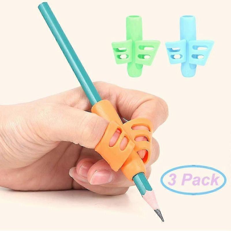 Pencil Clips - 3 Pack Kids Handwriting Pencil Clips, Ergonomic Writing Training Aid Corrective