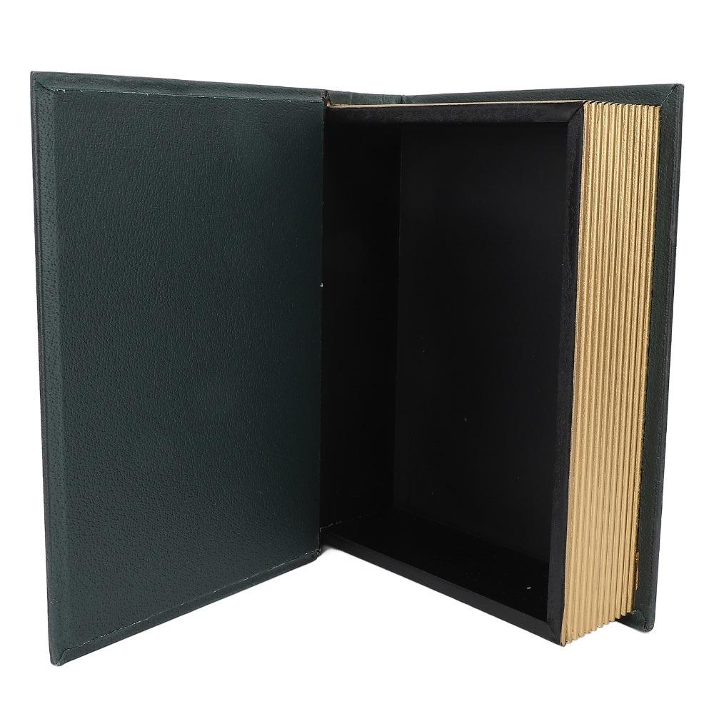 Leather Texture Faux Book Box Book Shaped Book Shaped Storage Box Photography Prop