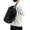 Waterproof Stuff Sack Dry 20L Water Resistant for and Outdoor with Shoulder Strap Bag, Capacity, Leisure, Sports, Activities, (Black) [Used]
