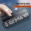 Solar-Powered Temporary Car Parking Sign with Phone Number Display