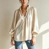 Long Sleeve Oversized Vintage Casual Loose Spring Autumn Tee T Shirt Women T-shirt Woman Tshirt Tops