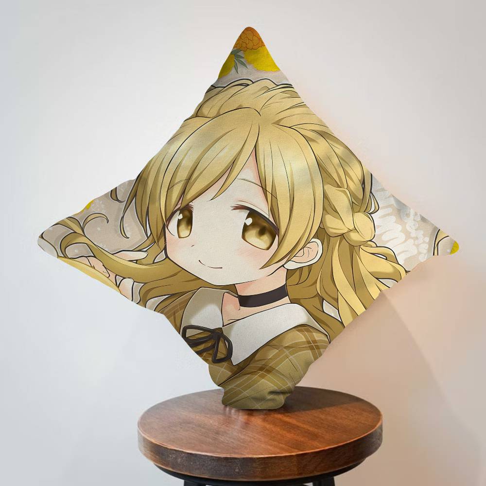 Kawaii Mami Tomoe Pillow Gift Home Office Decoration Pillow Bedroom Sofa Car Cushion CoverPillow Case