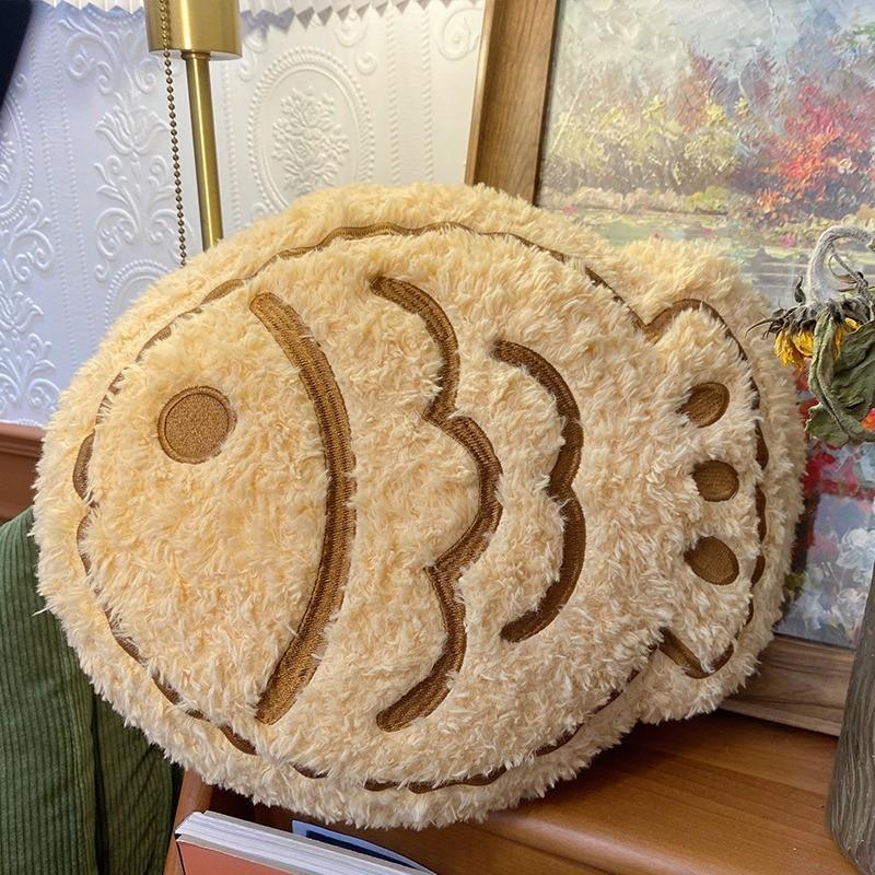 

Taiyaki Toys Plush Girls Birthday Holiday Gift Small Fish Doll Decoration Sofa жёлтый