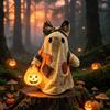 Halloween Decor Pumpkin Ghost Plush Figure With Pp Cotton Filling For Spooky Home Display