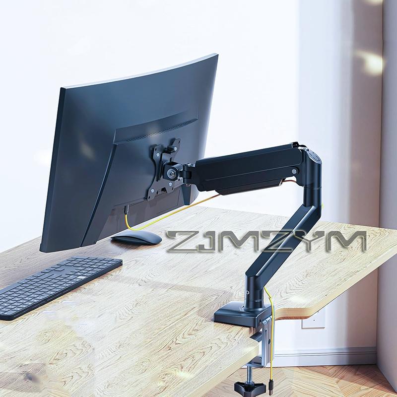 Monitor Stand Single Monitor Mount for 14 Inch-32 Inch Screens Height Adjustable Monitor Arm Computer Desk Mount Stand