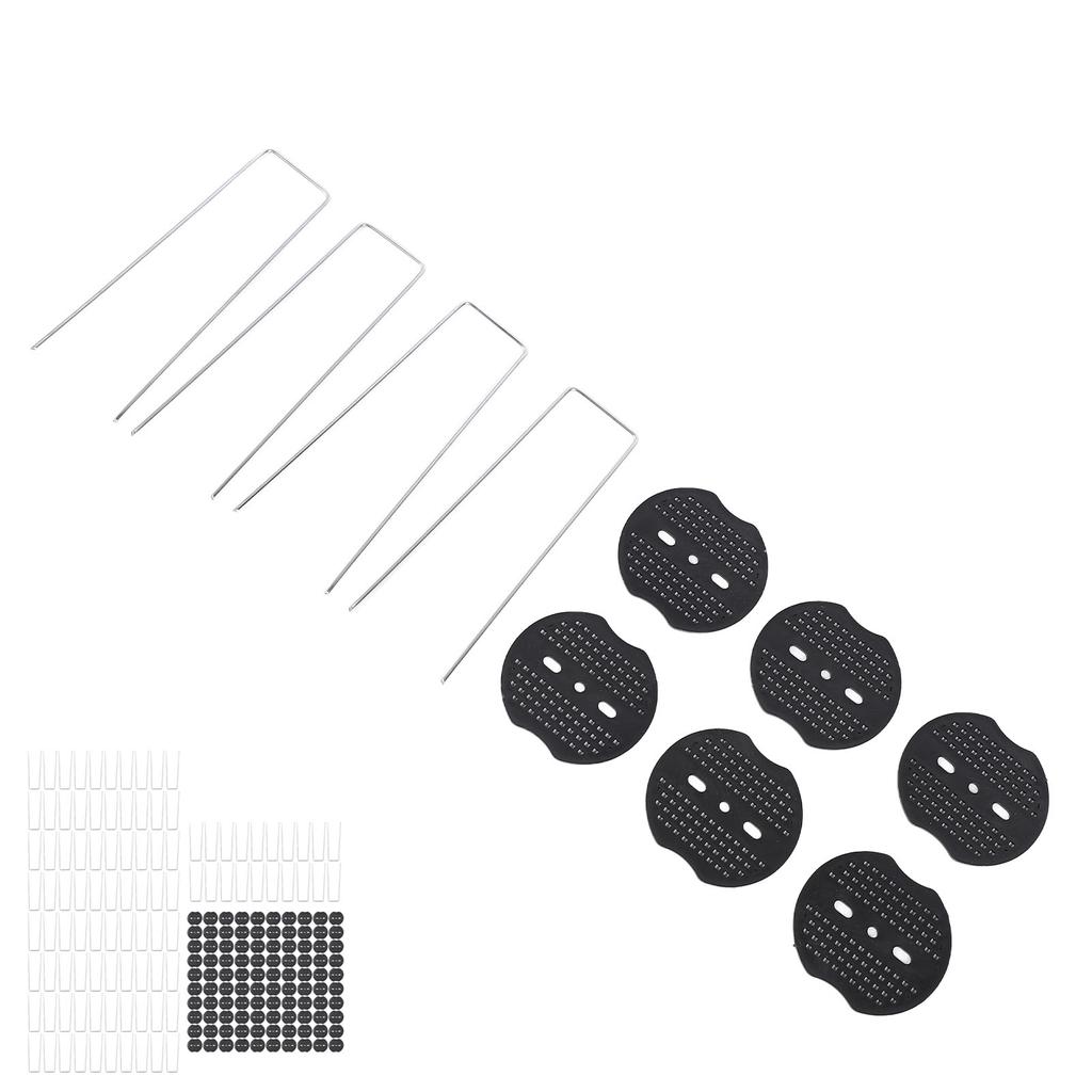 100 stuks Grondpen U-vormig Warm gegalvaniseerd staal Grondpin Landschapspieken met buffer
