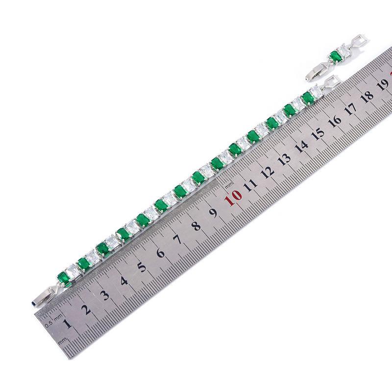 Crystal Zircon Women'S Bracelet, Diamond-Encrusted Bracelet Women, Gift Colored Treasure.