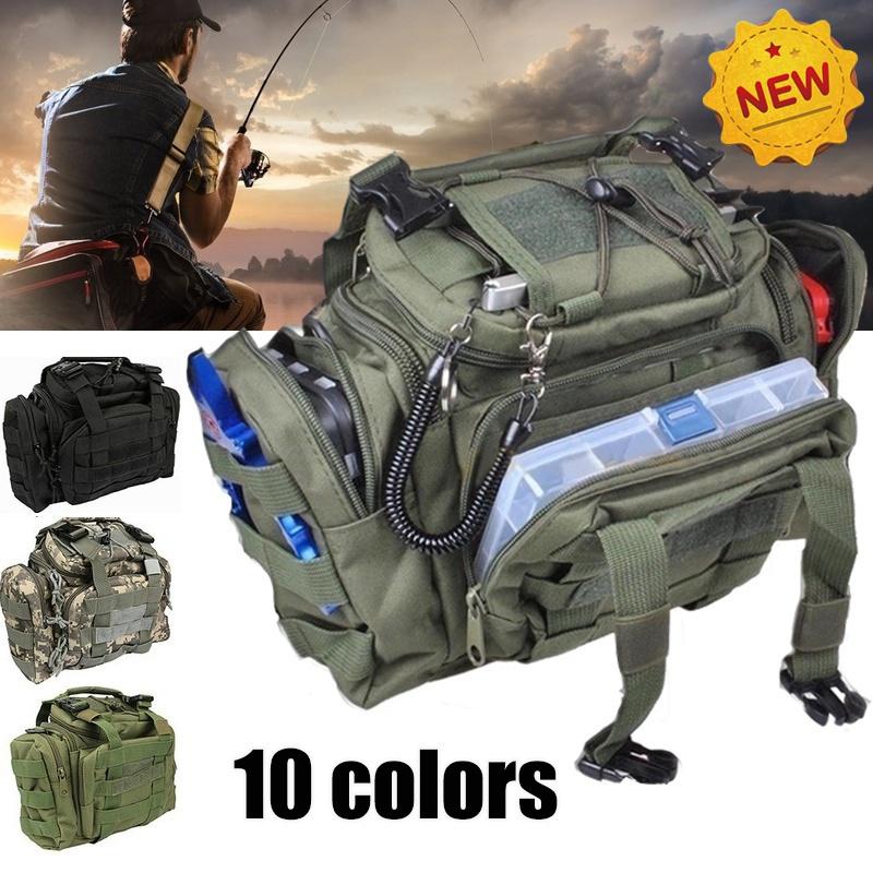 

900D Оксфорд Ткань Открытый Waist Многофункциональный Большая емкость холст водонепроницаемый карп Рыбалка Приманка Box Tackle Мешки Тактический пакет