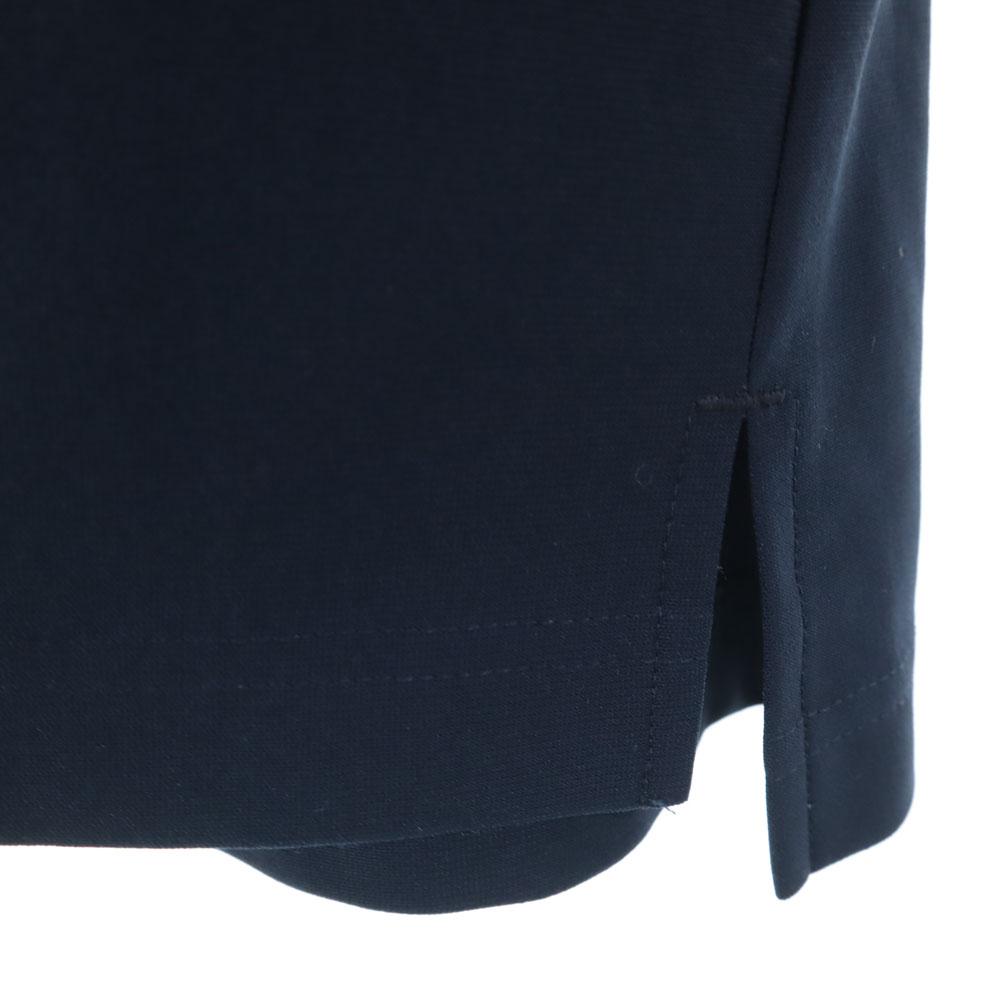 MONOCROM Back logo Long sleeve Button down shirt Navy stretch Men's Used