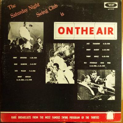 LP Schallplatte VARIOUS - The Saturday Night Swing Club Is On LP17117 Fanfare Records 1978 US Jazz Gebraucht