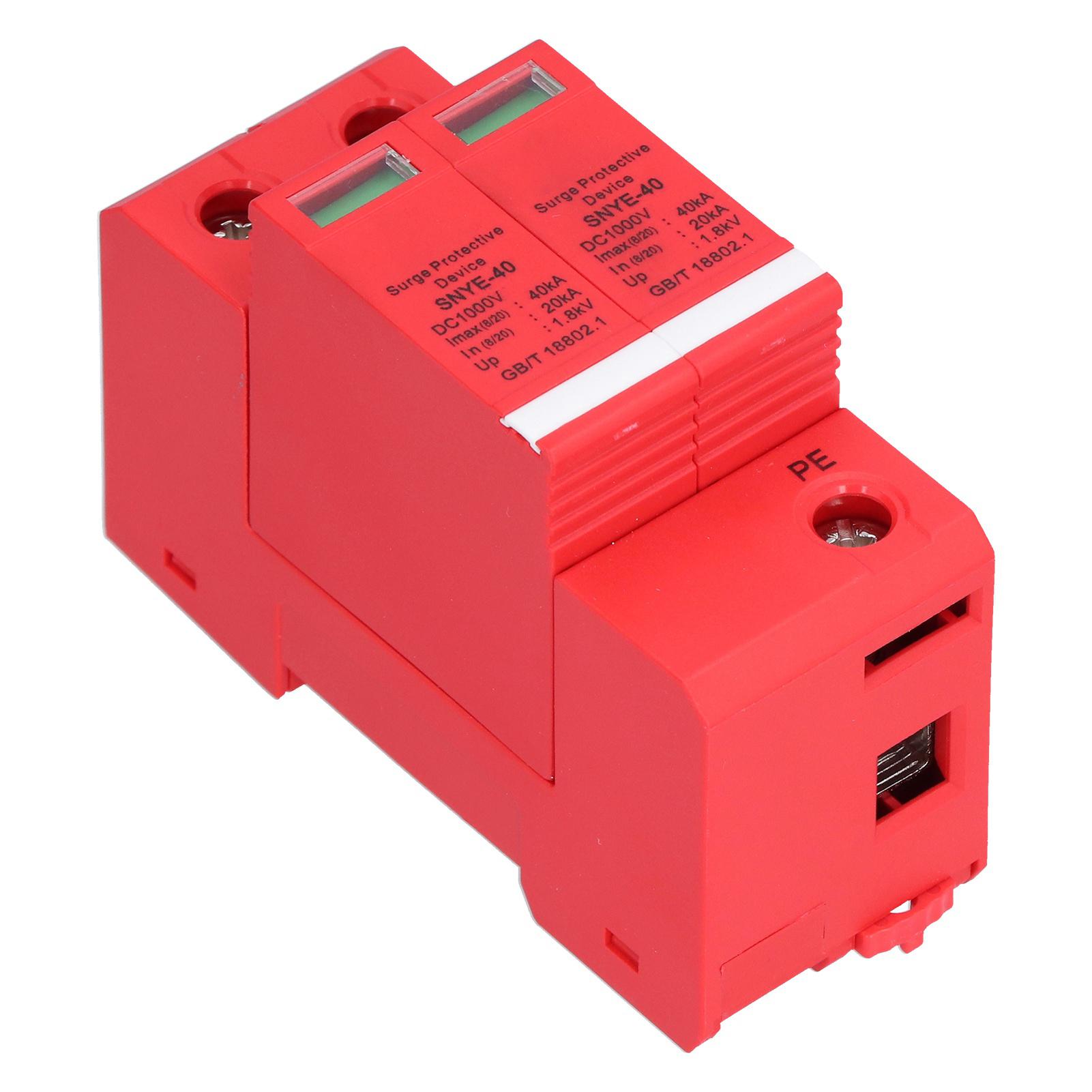 

Photovoltaic DC Surge Protector 2P Grid Connected Photovoltaic Low Voltage Arrester DC1000V