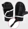 PU Leather Half Finger Boxing Gloves Martial Arts Training Gloves For Muay Thai Karate Kickboxing Workout Unisex Adult Youth