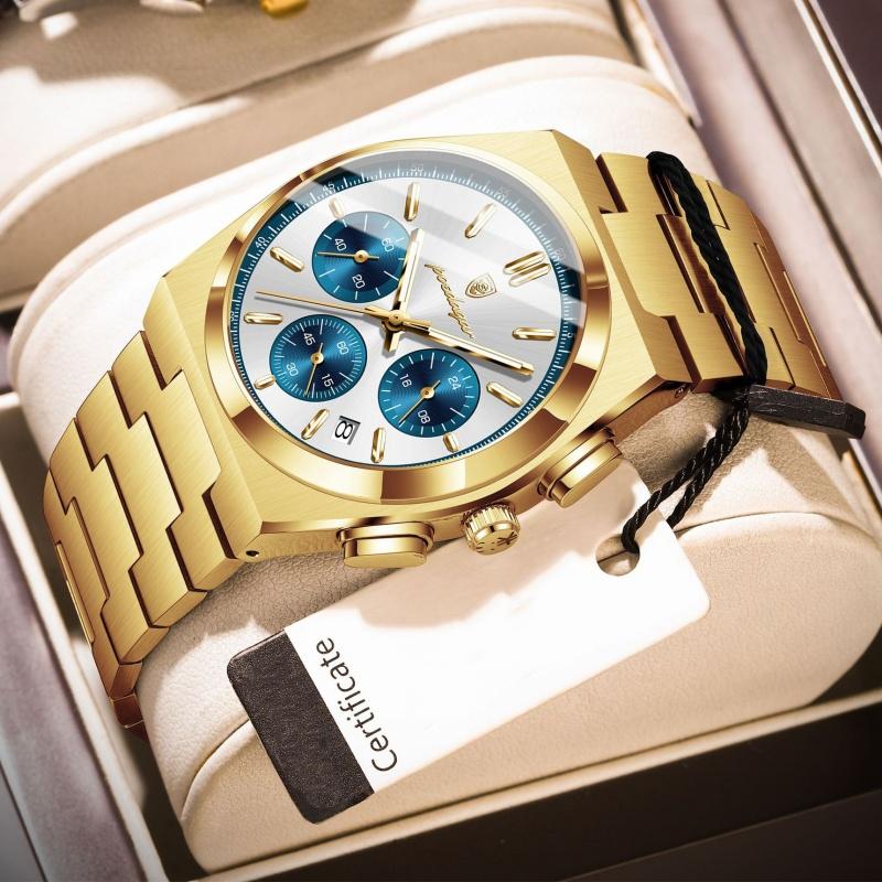 This Is A Newly Designed Fashion Sports Watch Multifunctional Hands with Waterproof Luminous Triple Display Dial Luxury Men's Watch