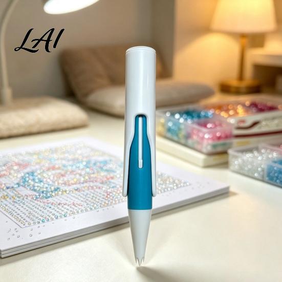 Reloadable Bead Applicator Automatic Rhinestone Art Dispenser Painting Tool Portable Wax-free Drill Pen for 2.8mm Round Drills Dispenser