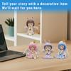 4 Toy Model Figurine Desktop Decoration Ornament