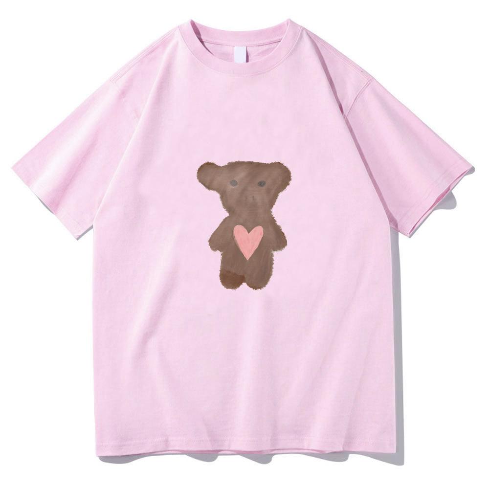 Beabadoobee T-shirt Funko Pop Grunge O-neck Tee-shirt Cartoon Print Cotton Spring Short Sleeve Tshirts Ropa Mujer Casual Clothes