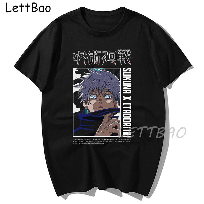 Jujutsu Kaisen T Shirt Women Cartoon Japanese Tee Shirt Summer Anime Tshirt Funny Sukuna Short Sleeve 3XL