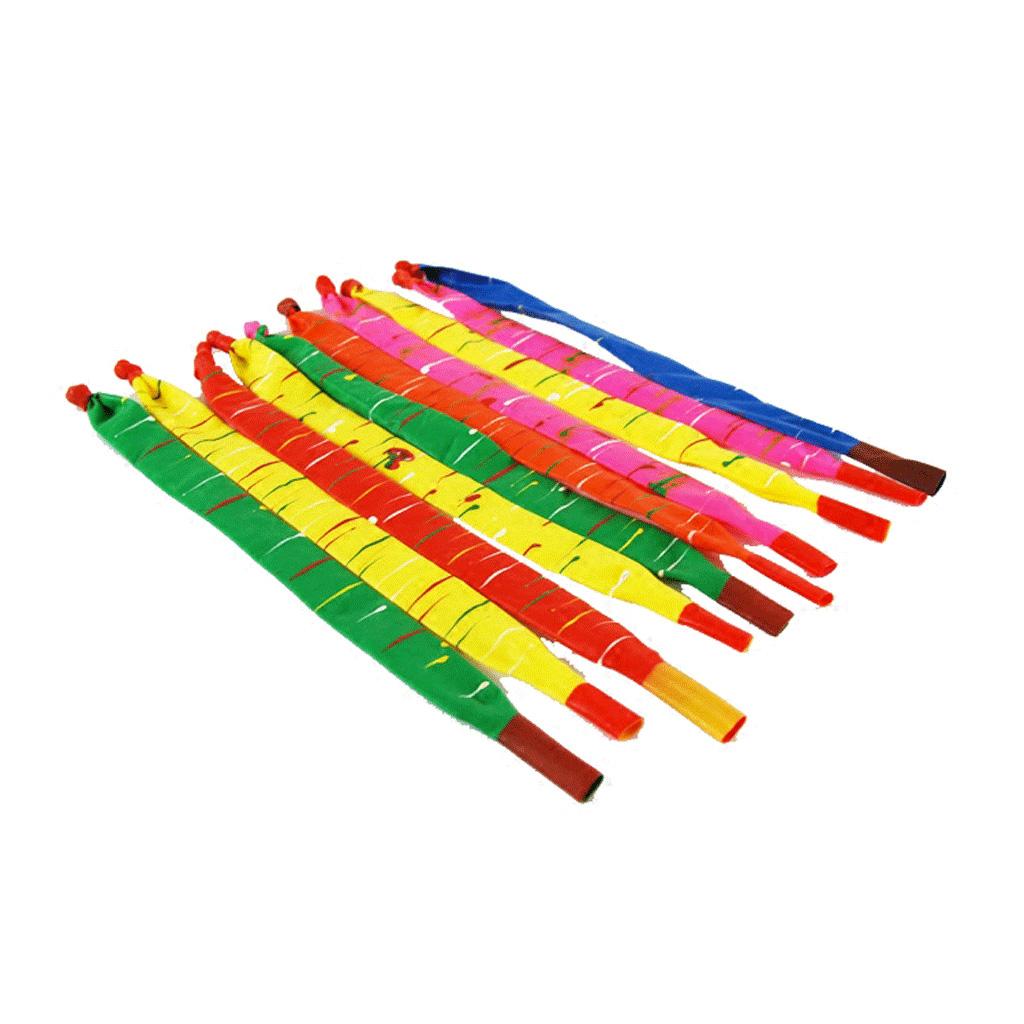100pcs Assoted Long Jumbo Latex Rocket Balloon With Pump Party Kids Toys