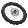 19 Inch Dirt Bike Front Wheel Assembly 70 100 19 Tire Rim Inner Tube 15mm Axle with Brake Rotor Replacement for CRF 125