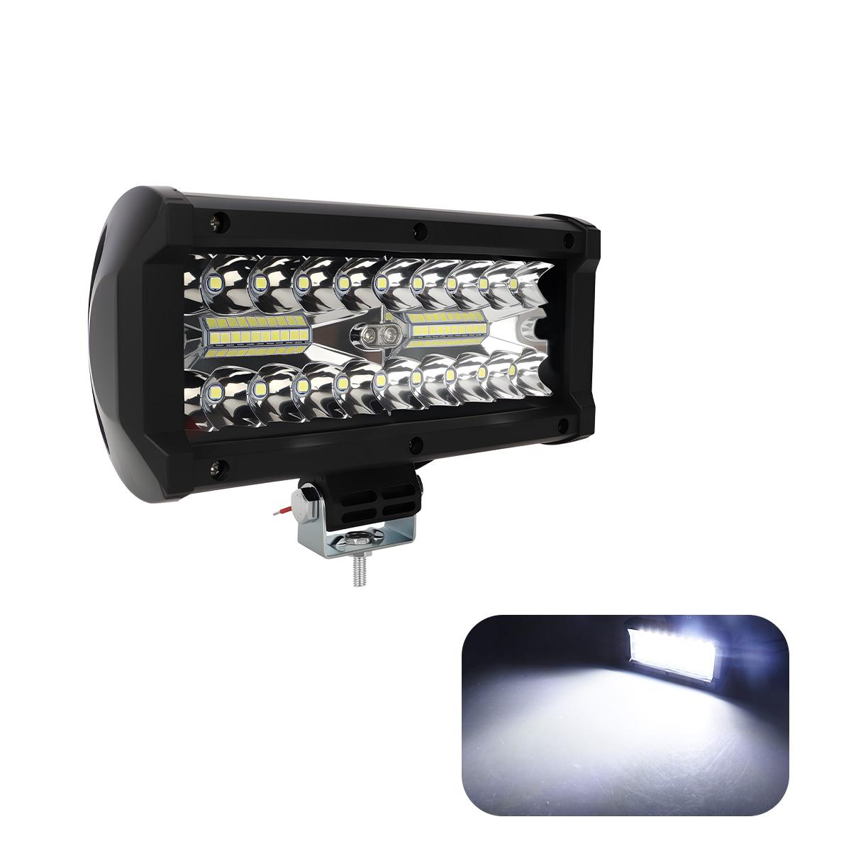 1/2PCS 12V 24V Headlight Truck SUV ATV Light Bar LED Work Light 120W Car LED Spotlight Auxiliary Fog Lamp Driving Running Light