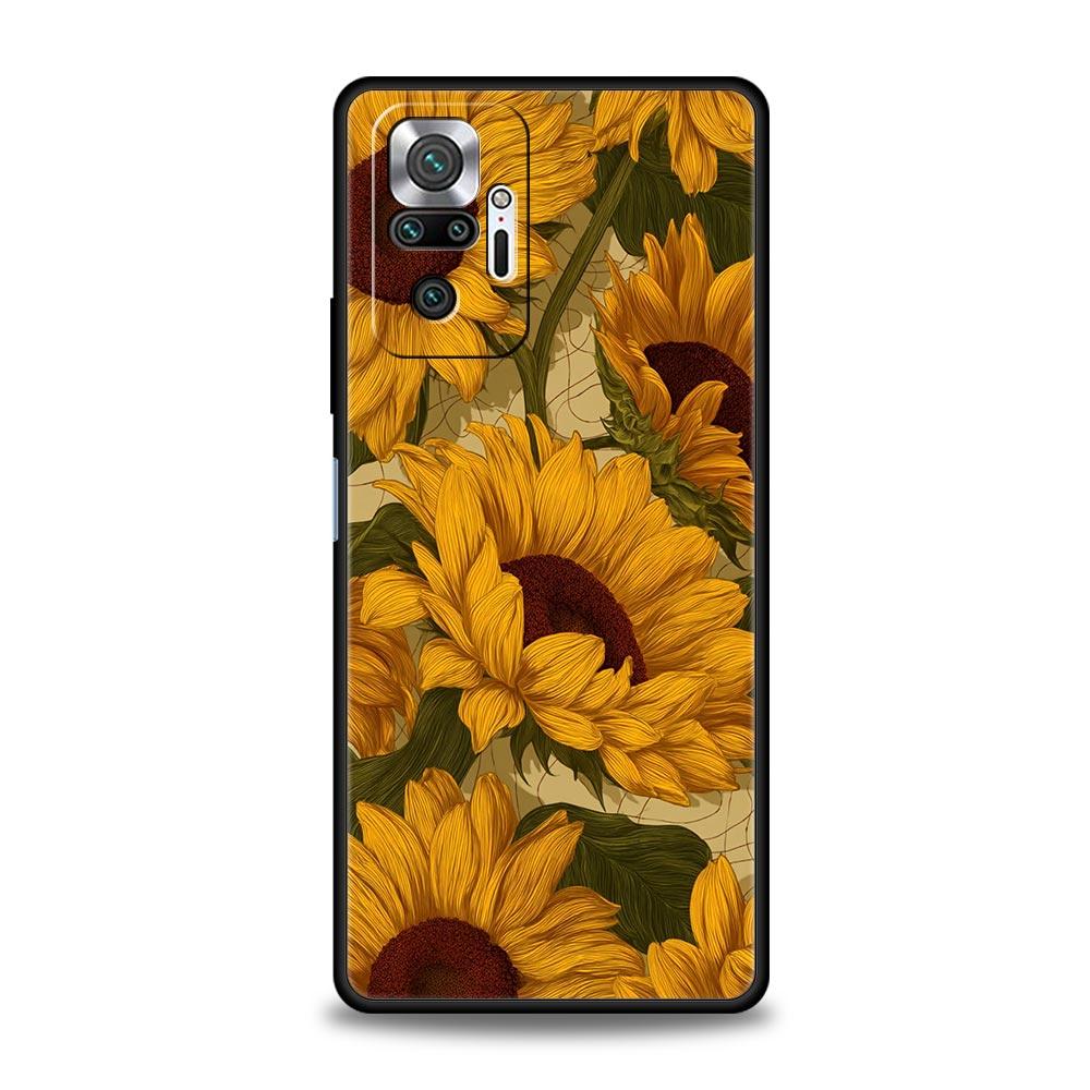 Summer Colorful Flower Phone Case For Xiaomi Redmi Note 15 14 13 12 5G 11 10 Pro Plus 4G 9S 14C 13C 12C 10C Soft TPU Cover