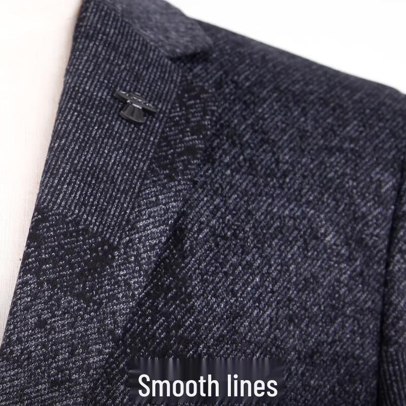 TRiES Men's Slim-Fit Knitted Mid-Length Coat
