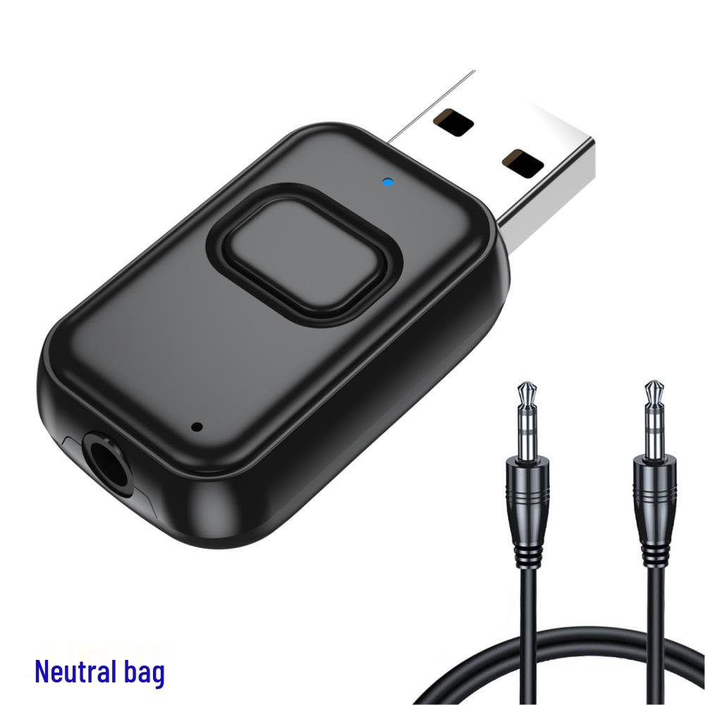 New 4-in-1 Bluetooth 5.4 Transmitter & Receiver Audio Adapter for Cars with Call Function.