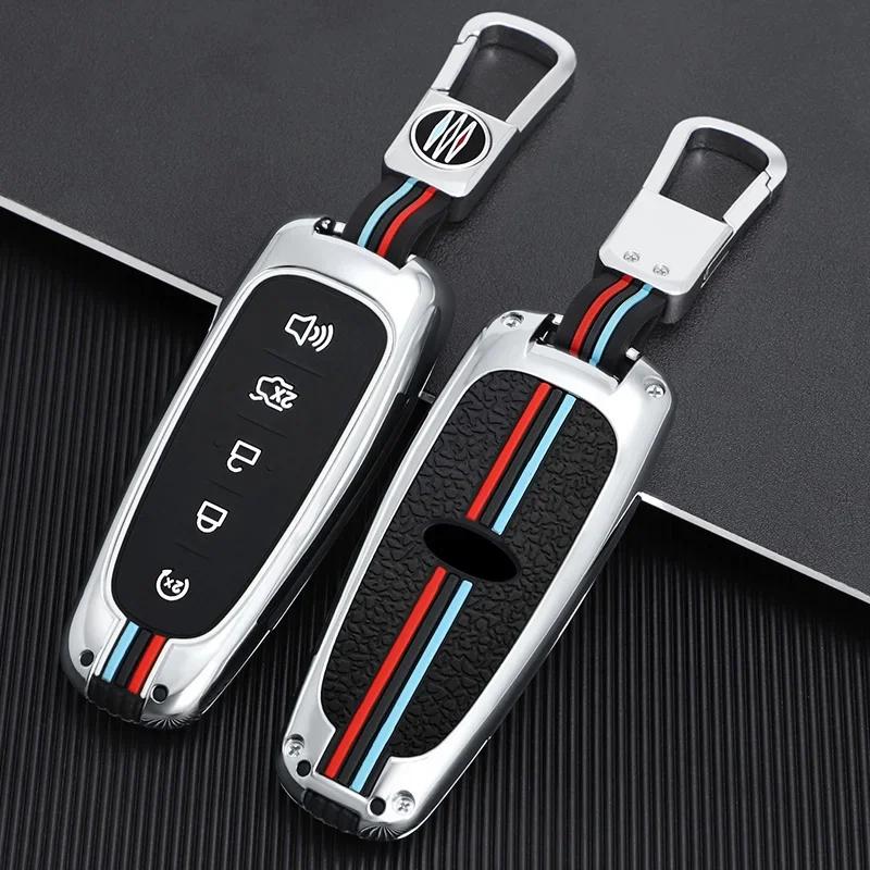 Zinc Alloy+Silicone Car Remote Key Case Cover Shell Fob for Ford Focus Edge Explorer Expedition C-Max Escape Flex