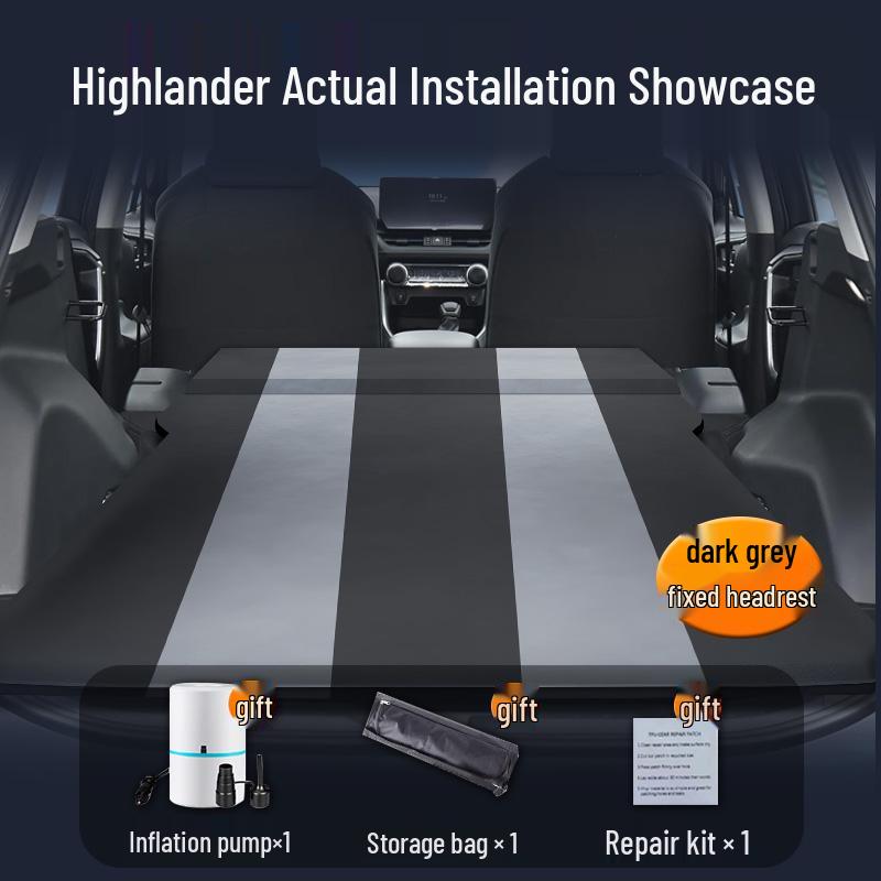 Inflatable Mattress for 2024 Toyota Wildlander: Trunk & Rear Seat Sleeping Pad
