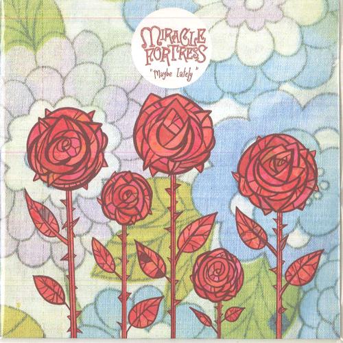 7inch Record MIRACLE FORTRESS  Maybe Lately  Hanky Panky Nohow RTRADS412 ROUGH TRADE 2008 UK Rock Used