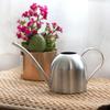 500ml Stainless Steel Indoor Outdoor Watering Can Garden Plant Flower   Spout Watering Pot