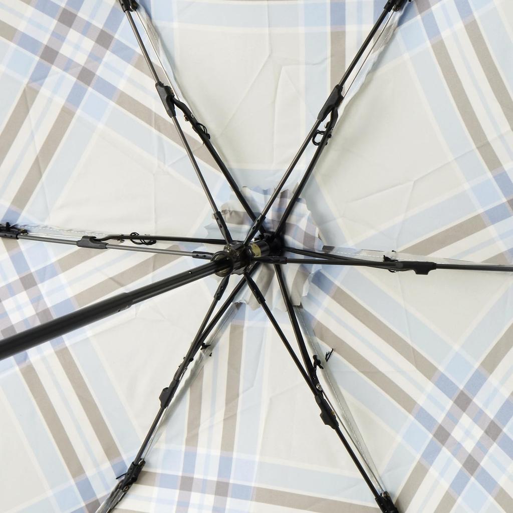 Moonbat Rain Folding Ultra UV Beige [Mackintosh Philosophy] Umbrella, Umbrella, Lightweight, Yarn-dyed Check, 21-431-11139-02,