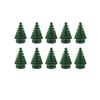 MOC Plants Accessories Bricks 3471 2435 6064 3778 City House Trees Pine Prickly Bush Green Grass Military Building Toys