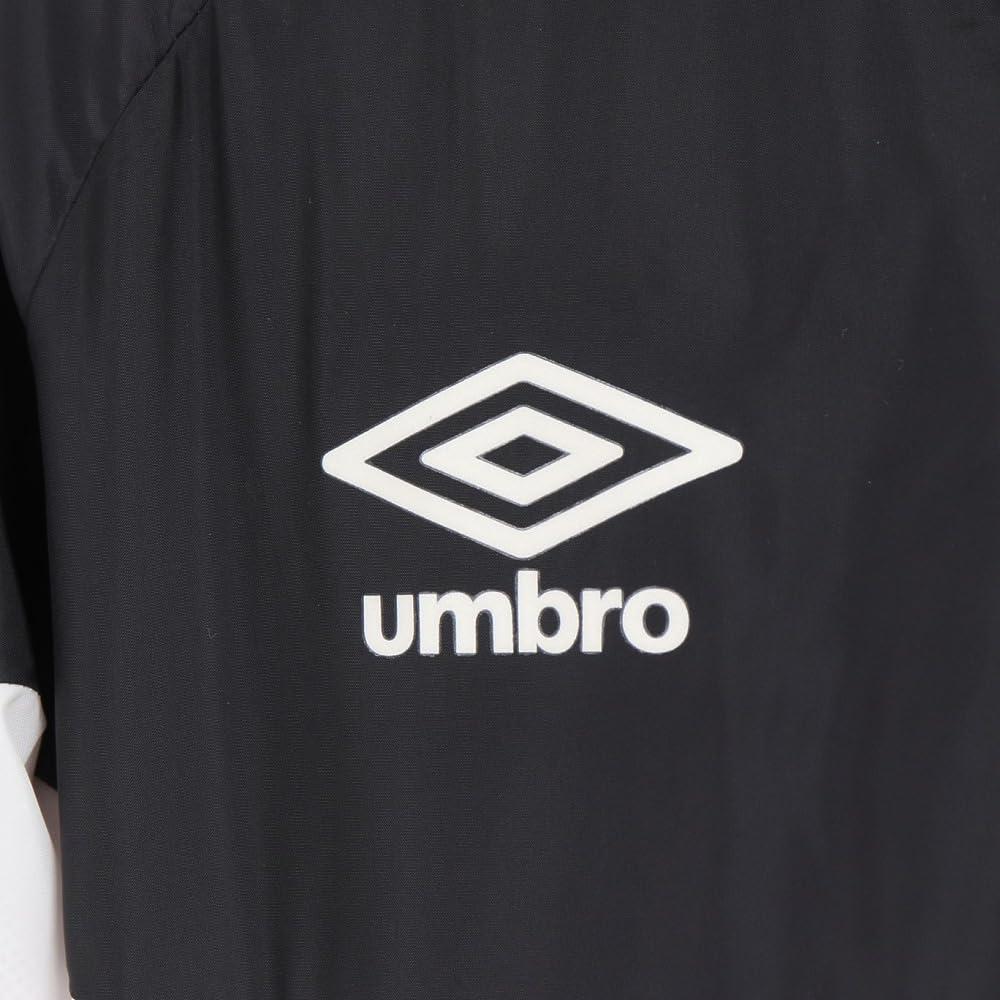 Umbro Wind First Wind Windproof and with Insertion Aid Dressing Kids Design Award Black 120 [STARTER PACK] Jacket, Water-Repellent, Zipper, Support,
