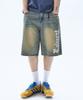 RAIMENT Western Wash Denim Bermuda Pants_Medium Blue