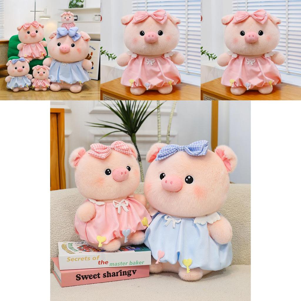 Plush Pig Keychain Toy With Soft Pp Cotton For Romantic Gift And Wedding Celebration