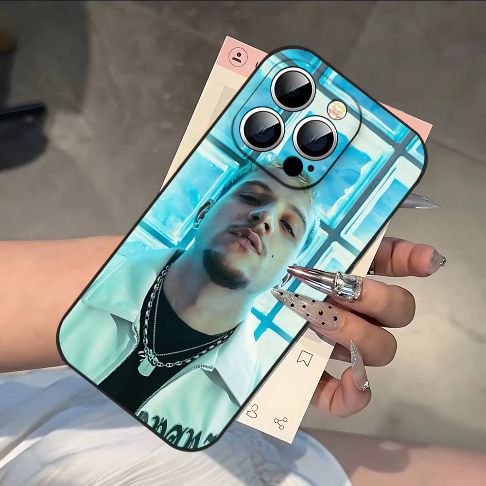 PLK French Rapper Mathieu Phone Case Black Phone Case That Fits For IPhone 17,16,15,11,13,14 Pro Max,Plus,X,Xr,Xs Max,13Mini