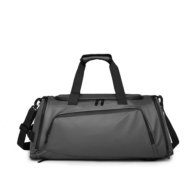 Stylish Men's Travel Bag - Large Capacity Gym Bag with Dry/Wet Separation & Shoe Compartment