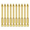 10* Drill Bit 10pcs 6mm Alloy Ceramic Gold Tile Glass
