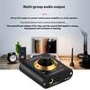 Audios Decoders External Sound Card For HiFi Music Volumes Control Knob USB Plugs and Play Desktop Notebook Compatibility