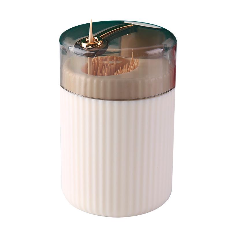 

Креативная автоматическая подставка для зубочисток с выдвижным механизмом - Легкая роскошная портативная трубка для хранения для домашнего использования