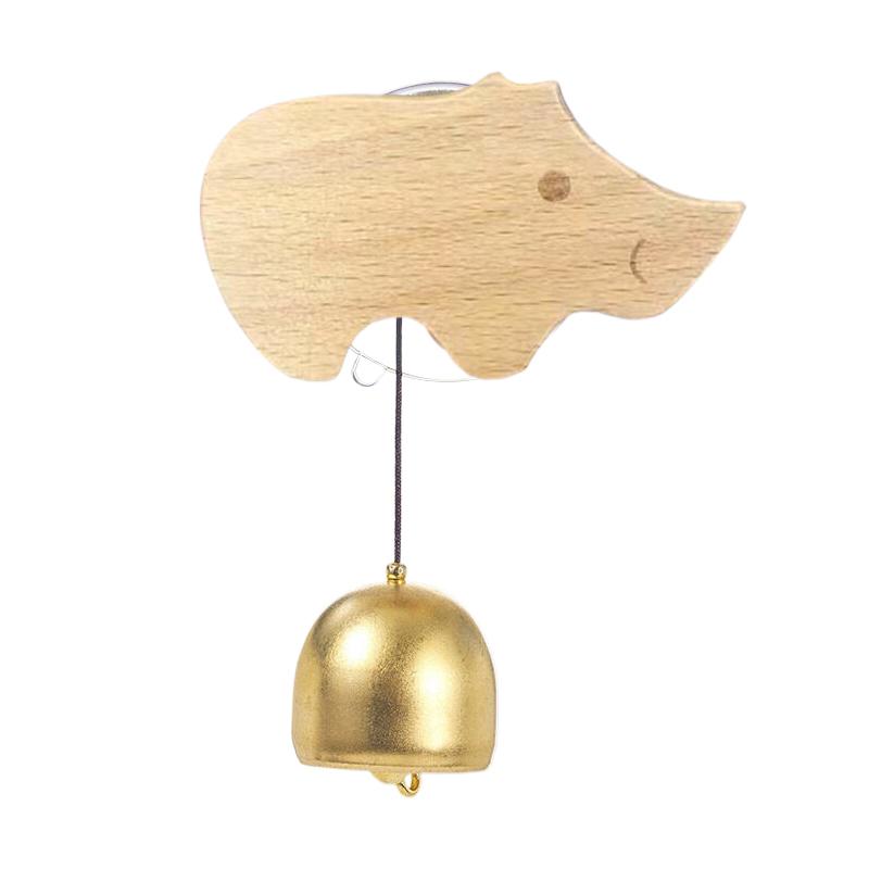 

Деревянный дверной звонок, подвесной деревянный колокольчик, декоративный громкий дверной звонок, громкий дверной звонок, украшения для дома