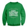 Christmas Print Loose Fit Round Neck Sweatshirt For Men